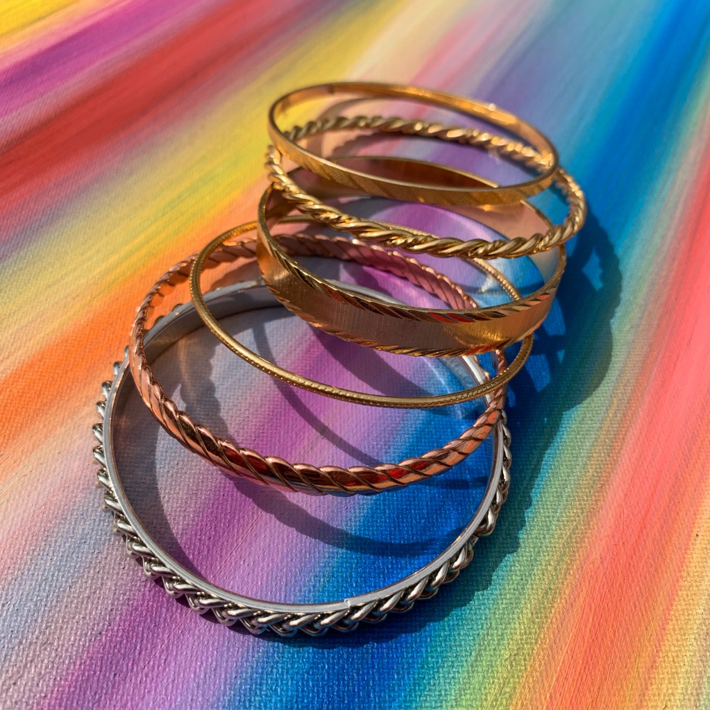 Multi Tone Bracelets Bundle